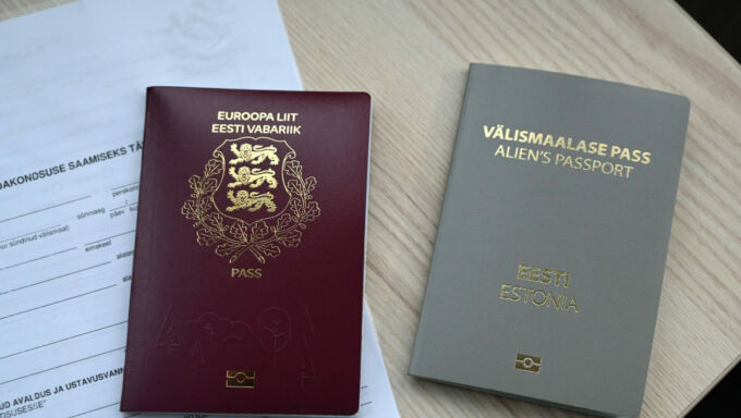 Two passports side by side