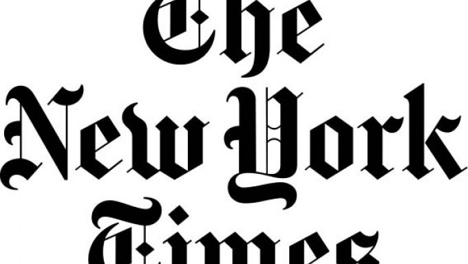 New York Times masthead text