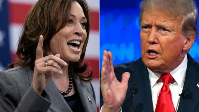 Trump and Kamala