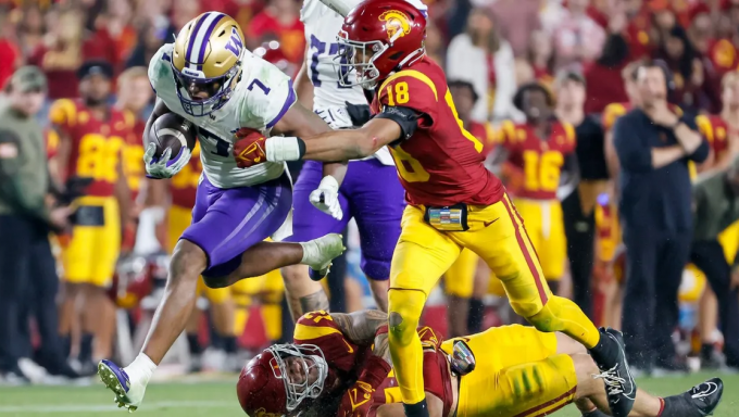 Washington running all over USC