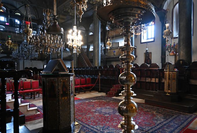 Inside the church of St. George (Photo by James Engel)