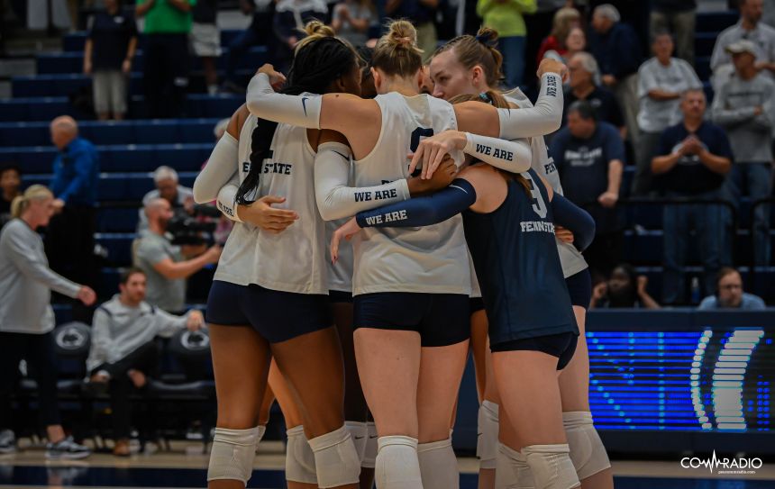 Volleyball huddle