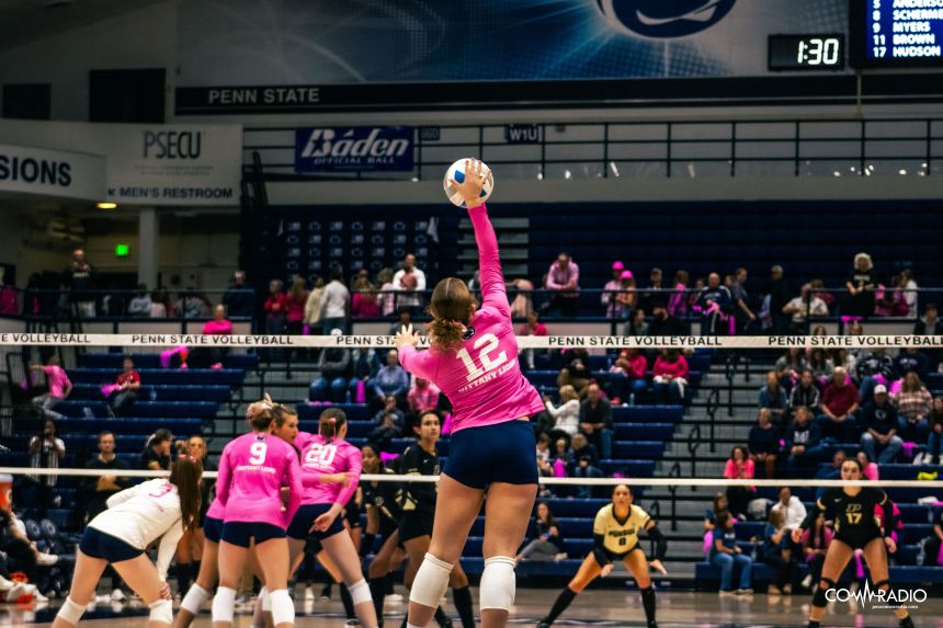 PSU Women's Volleyball Dig Pink Match