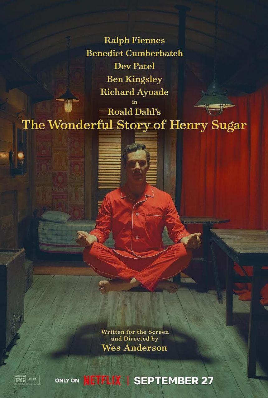 "The Wonderful Story of Henry Sugar" movie poster