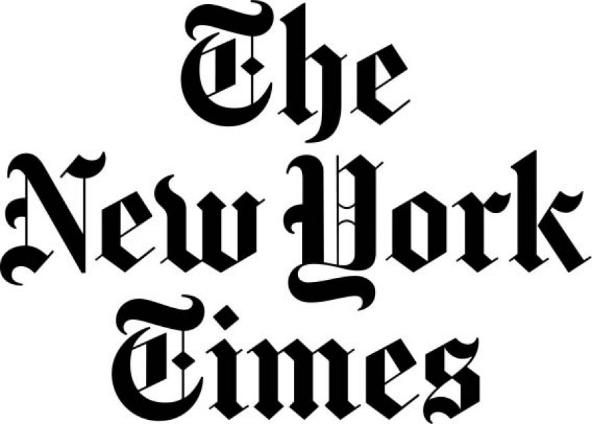 New York Times masthead text